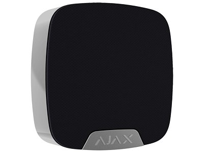 Ajax 38110.11.BL1 HomeSiren Jeweller Nera Sirena Wireless da Interno per Sistemi di Sicurezza Avanzati