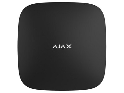 Ajax 38236.01.BL1 Hub (2G) Jeweller Nero Centrale Antifurto Smart con Connessione Cloud e Batteria 15h