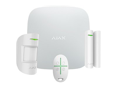 Ajax 51174.134.WH1 StarterKit 4G Allarme Professionale Wireless senza fili 4G