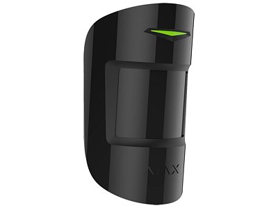 Ajax 38194.09.BL1 MotionProtect Jeweller Nero Sensore PIR Wireless da Interno