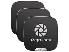 Ajax Ajax 39278.63.BL Brandplate Nera per StreetSiren DoubleDeck Confezione 10 Pezzi Personalizzabile