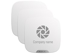 Ajax Ajax 39279.63.WH Brandplate Bianca per StreetSiren DoubleDeck Confezione 10 Pezzi Personalizzabile