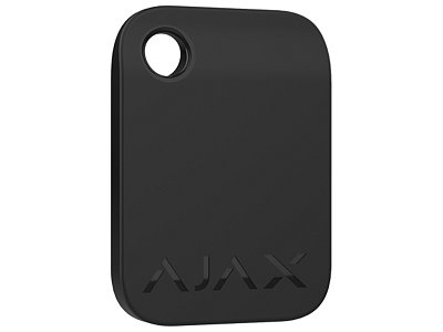 Ajax 38228.90.BL Tag Nero 3 Pezzi Portachiavi Contactless Sicuro con Crittografia DESFire