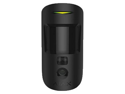 Ajax 119281.310.BL1 MotionCam HDR (PhOD) Jeweller Nero Rilevatore di movimento IR wireless con sensore PIR e foto-verifica HDR