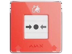 Ajax Ajax 60815.171.NC1 ManualCallPoint Jeweller Rosso Pulsante Manuale Allarme Antincendio Wireless