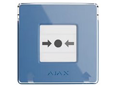 Ajax Ajax 71254.171.NC1 ManualCallPoint Jeweller Blu Pulsante Manuale Wireless per Allarmi e Scenari di Emergenza