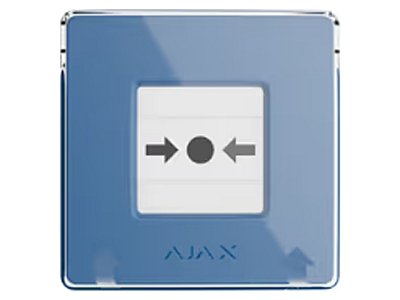 Ajax Ajax 71254.171.NC1 ManualCallPoint Jeweller Blu Pulsante Manuale Wireless per Allarmi e Scenari di Emergenza