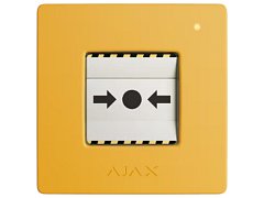Ajax Ajax 87651.171.NC1 ManualCallPoint Jeweller Giallo Pulsante Manuale Wireless per Allarmi e Scenari di Emergenza