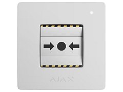 Ajax Ajax 87645.171.NC1 ManualCallPoint Jeweller Bianco Pulsante Manuale Wireless per Allarmi e Scenari di Emergenza