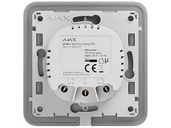 Ajax Ajax 52137.142.NC Relè per Lightswitch 2-gang 868MHz Jeweller 1100M