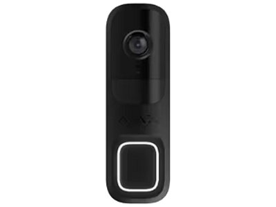 Ajax Ajax 66391.125.BL1 DoorBell Nero Videocitofono Smart con AI, PIR e Telecamera HDR