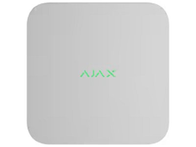 Ajax 70934.122.WH NVR Bianco 16 Canali Network Video Recorder 4K per Videosorveglianza