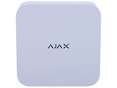 Ajax Ajax 127052.122.WH NVR DC Bianco 8 Canali Network Video Recorder 4K a Bassa Tensione