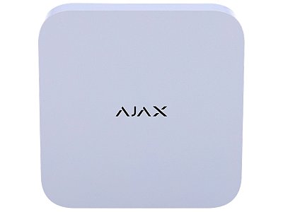 Ajax 127052.122.WH NVR DC Bianco 8 Canali Network Video Recorder 4K a Bassa Tensione