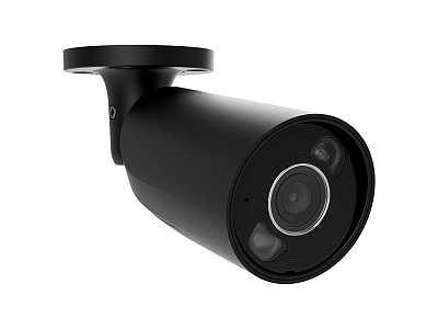 Ajax 126254.217.BL1 BulletCam HL 5MP 4mm Nera con AI Telecamera IP di Sicurezza Intelligente con TrueWDR