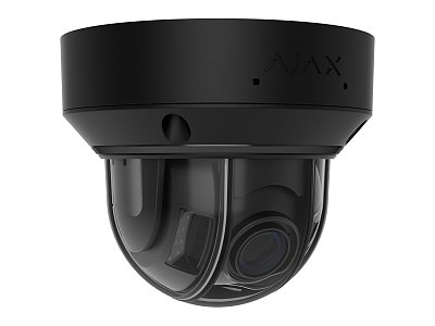 Ajax Ajax 126286.214.BL1 DomeCam HLVF telecamera IP 8MP con ottica varifocale 2.8-12 mm, visione AI, nero